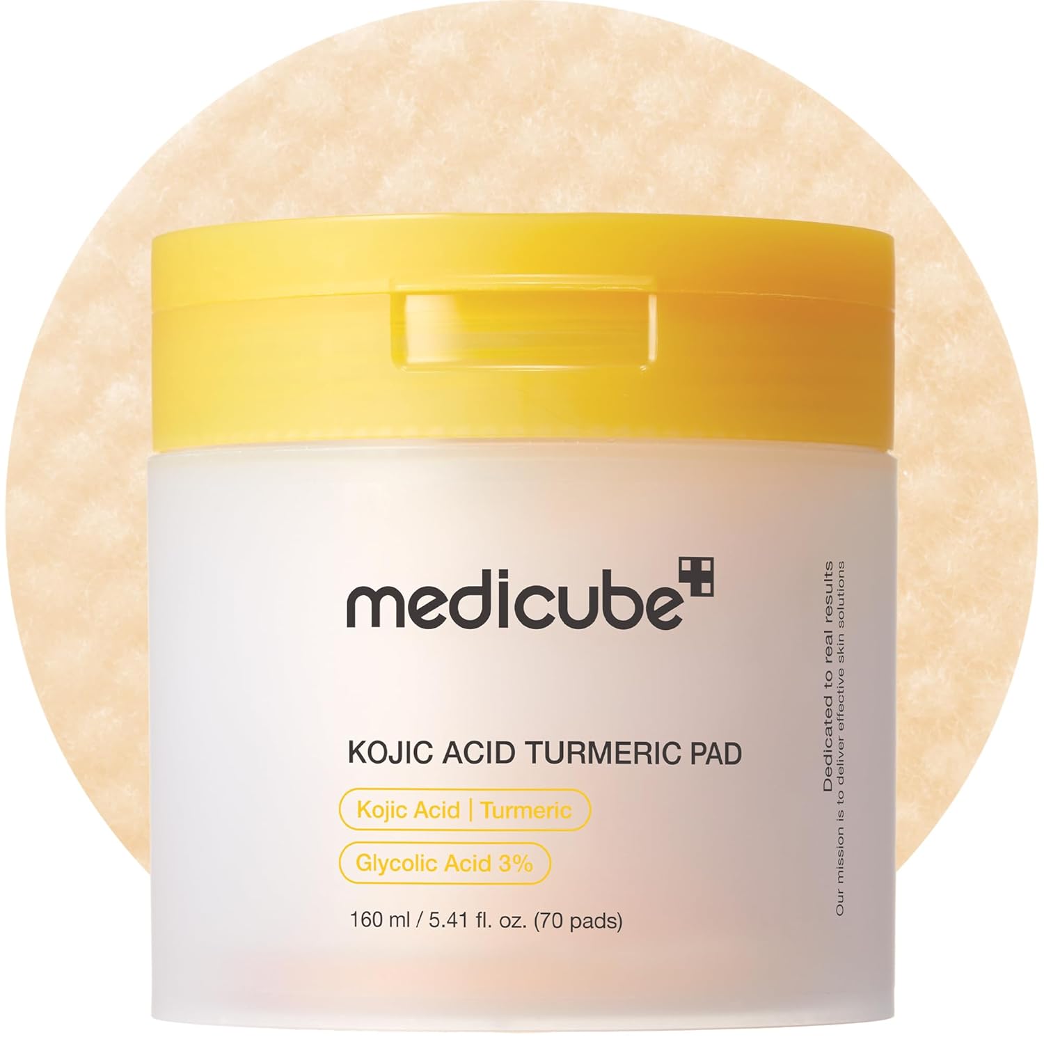 medicube toner pads kojic acid tumeric clarifying toner pad for troubled skin